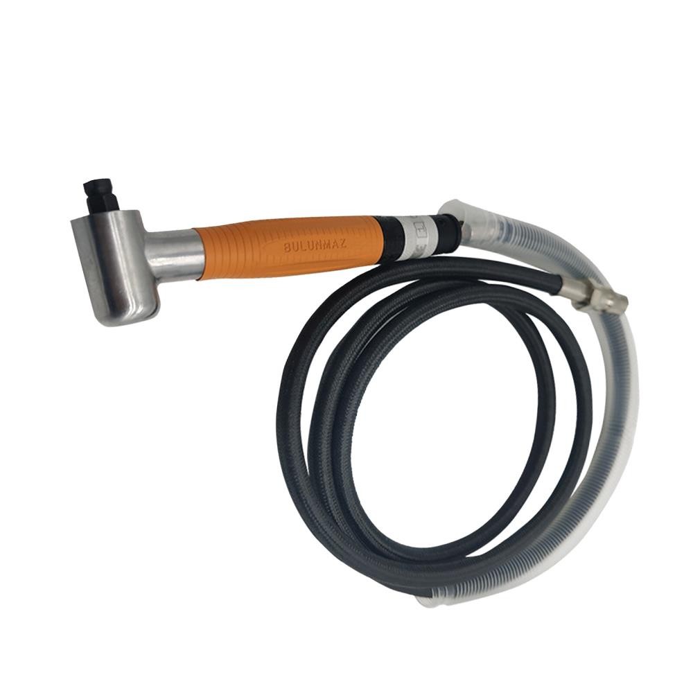 Compact Pneumatic Engraving Pen with Double Bearing for Precision Work
