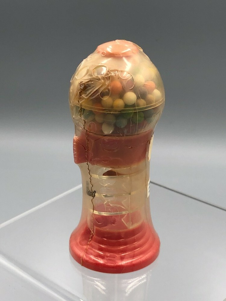 1980s MICRO WIZARD CANDY MACHINE Plastic CANDY CONTAINER Dispenser Vintage