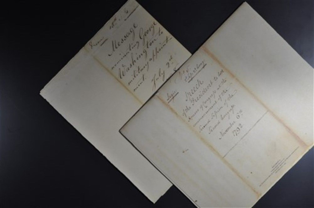 George Washington Folio - Archival Document Collection From The U.S. Mint