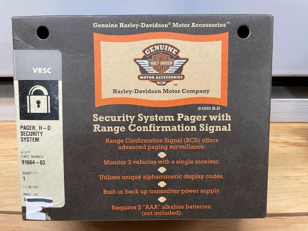 91664-03 Harley-Davidson Security System Pager