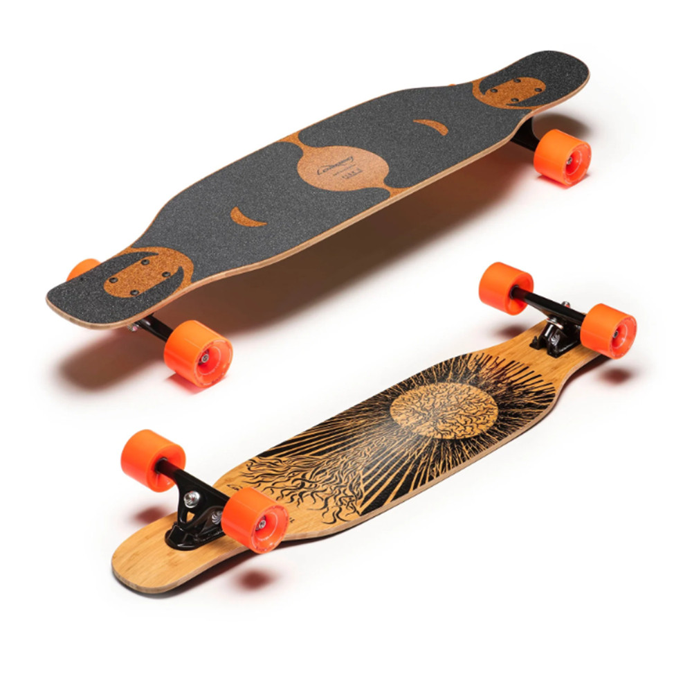 Loaded Symtail Flex 2 Skateboard Complete Natural Black 8.75x39.5"