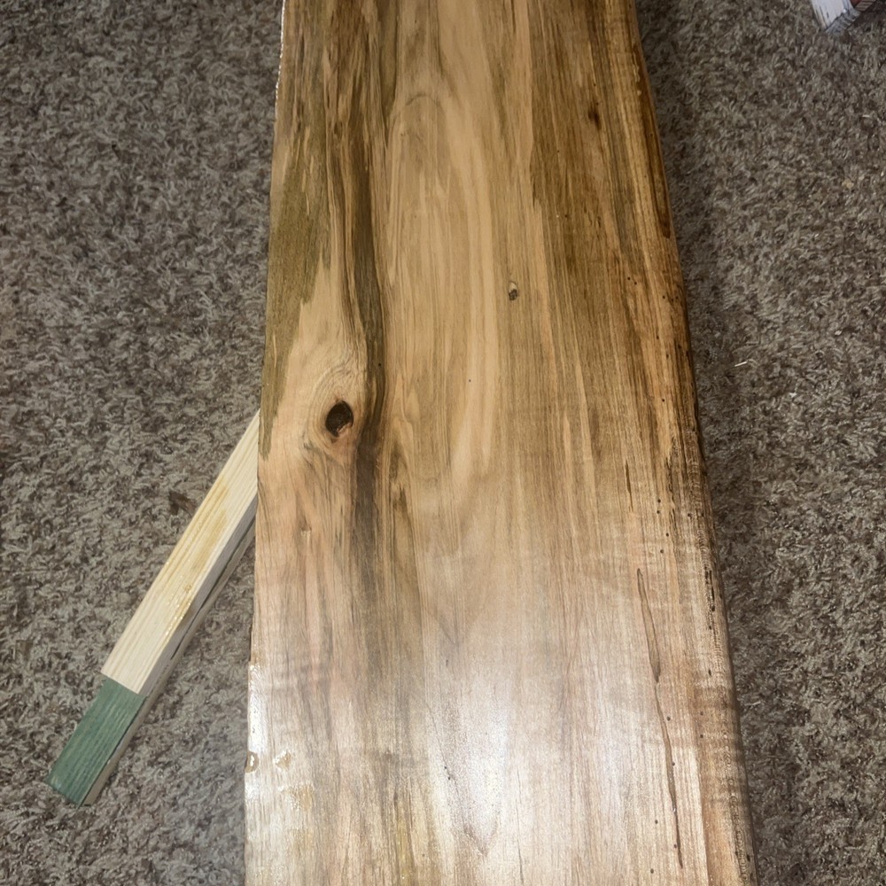 Reclaimed Spalted Maple /Fireplace Mantel Hand Planed/Solid Maple