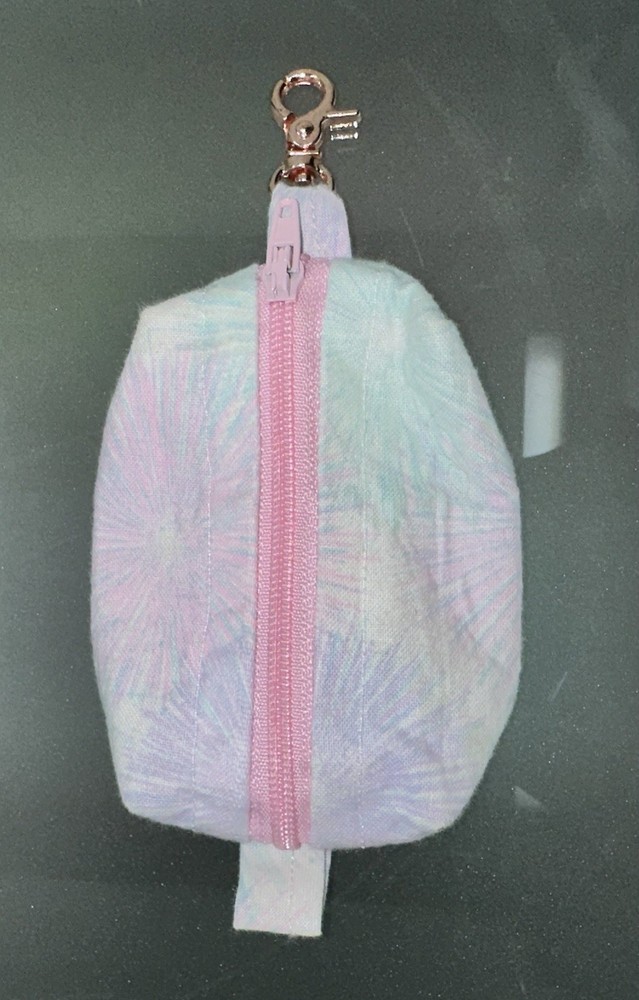 Handmade Pet Bag Holder - tie-dye pattern