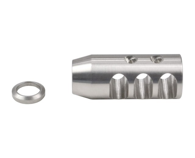 1/2x28 Thread Muzzle Brake Stainless Steel For 350 Legend