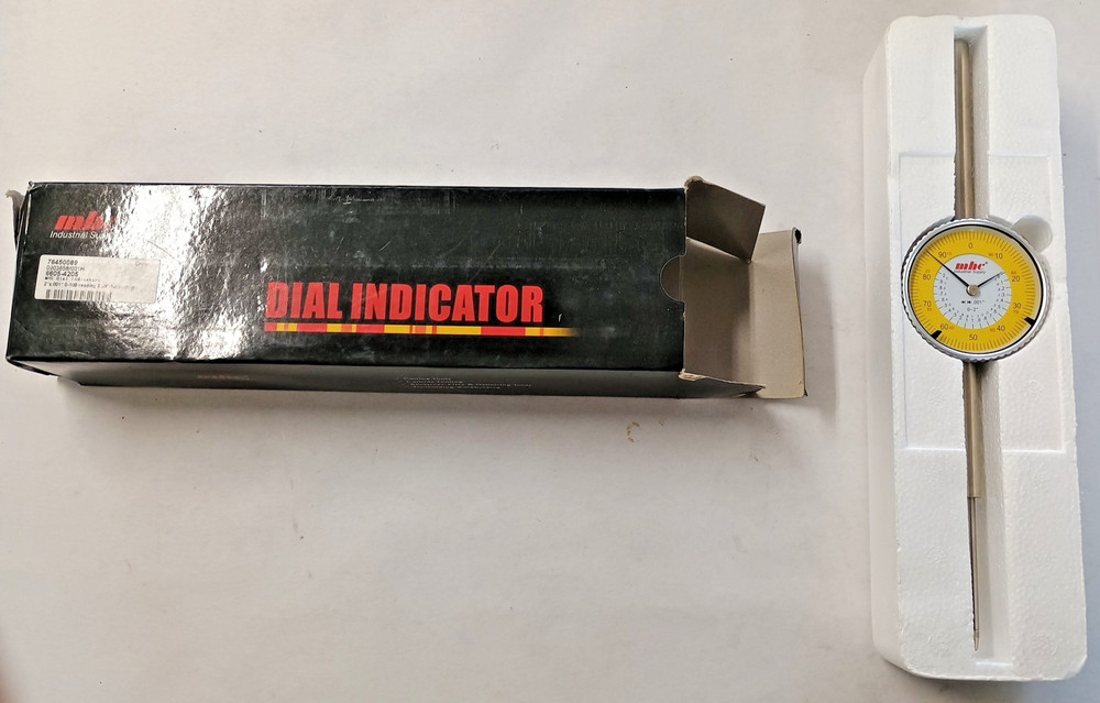 MHC Dial Drop Indicator 2" Range 2-9/32 Dial Dia Lugback 6605-4205