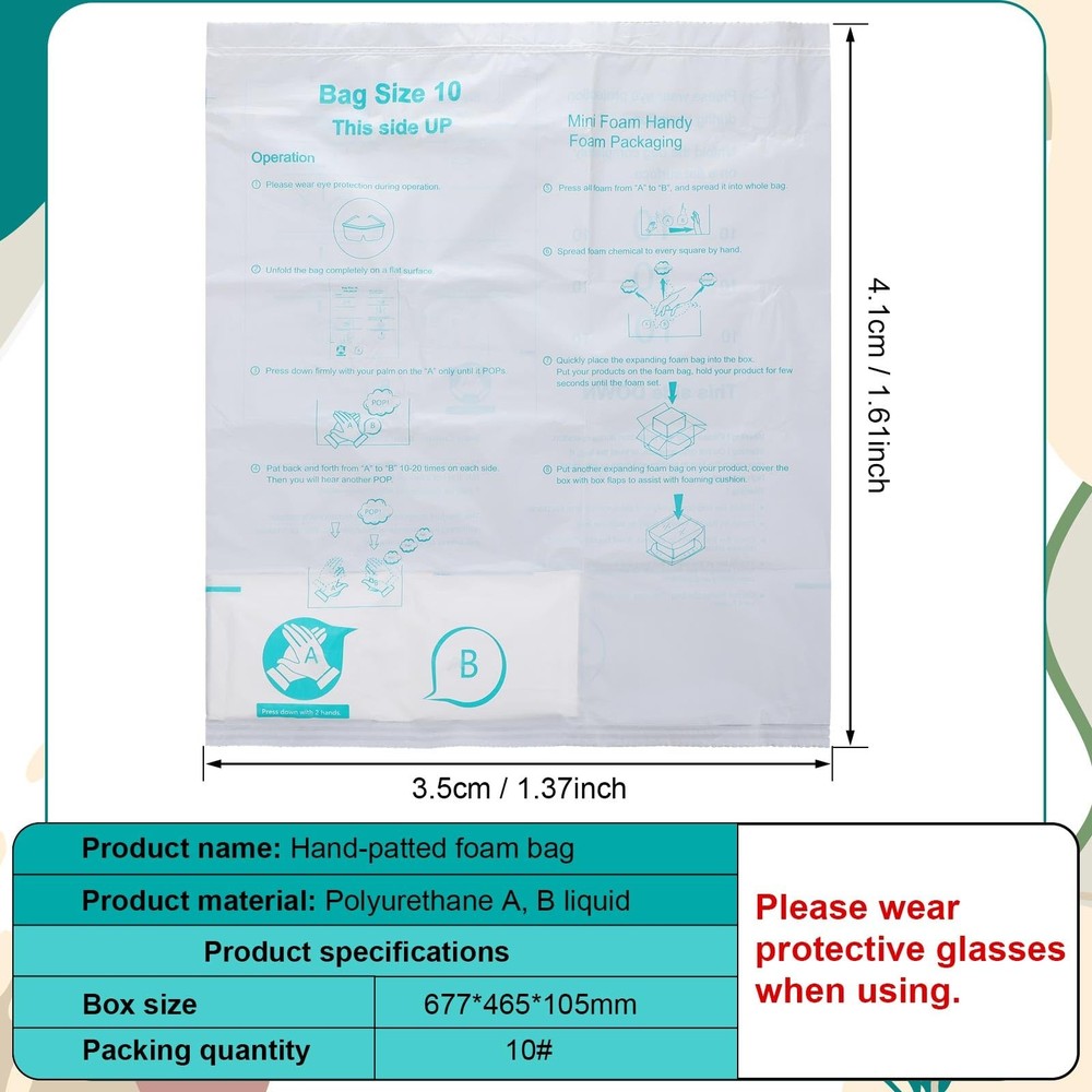 Innconee 8 Pack 16x14 Expanding Packing Foam for PC Electronics Fragile Items In