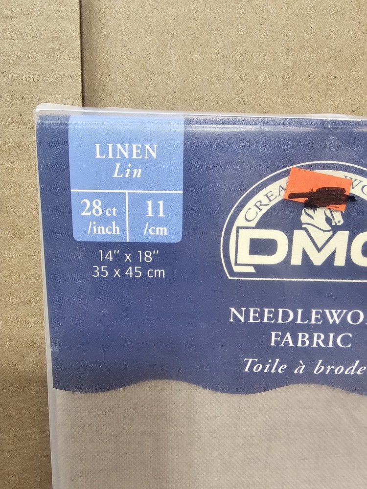 Creative World DMC Needlework Fabric 28 CT 14x18 Linen