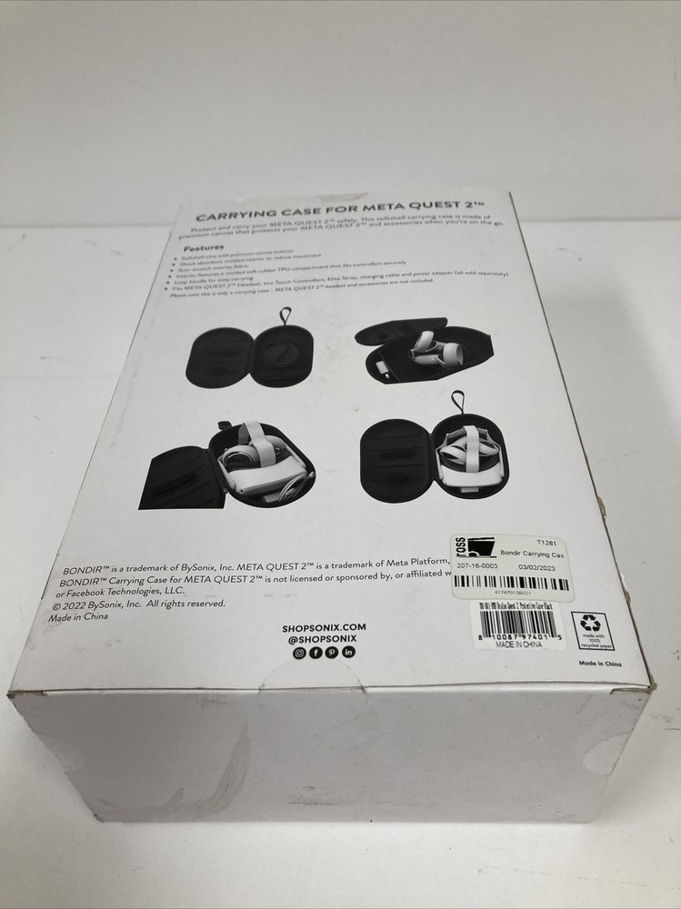 Used Bondir Meta Quest 2 Carry Case