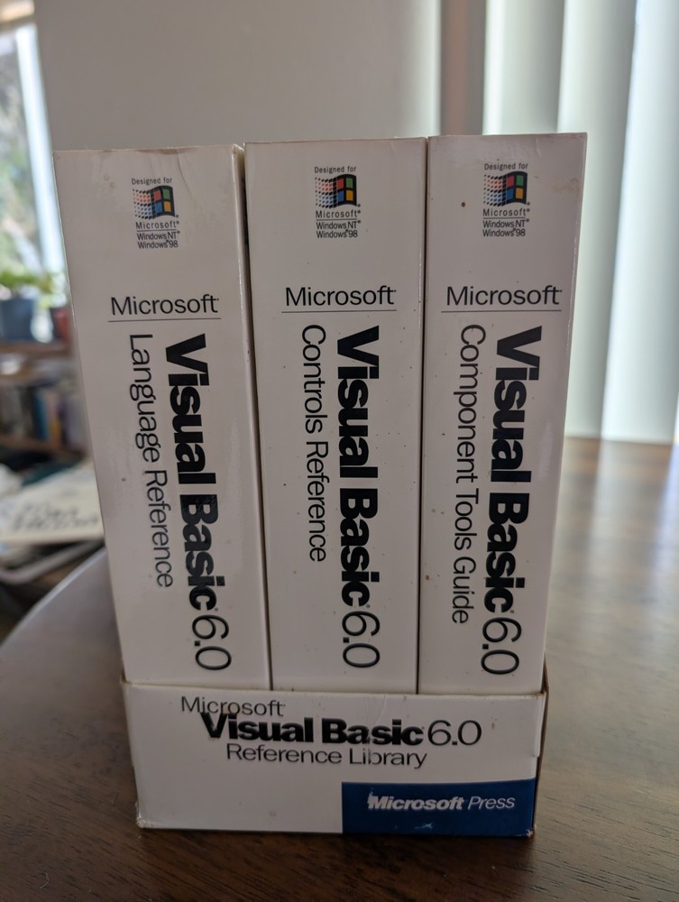 Microsoft Visual Basic 6.0 Reference Library 1998 Near FINE+