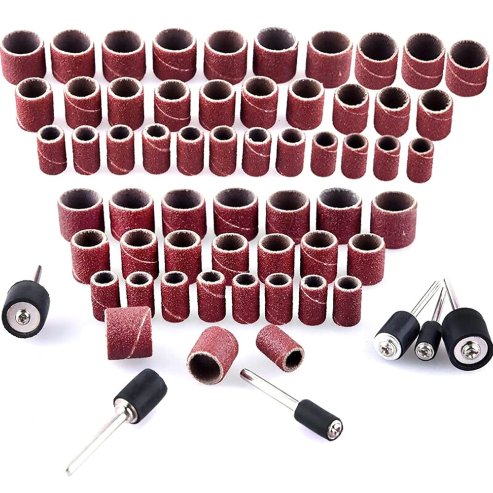 384PCS Drum Sanding Assortment For Dremel Nail Drill Bit Accessories Rotary Tool