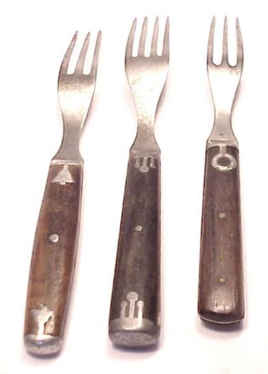 3 Different CIVIL WAR PERIOD FORKS