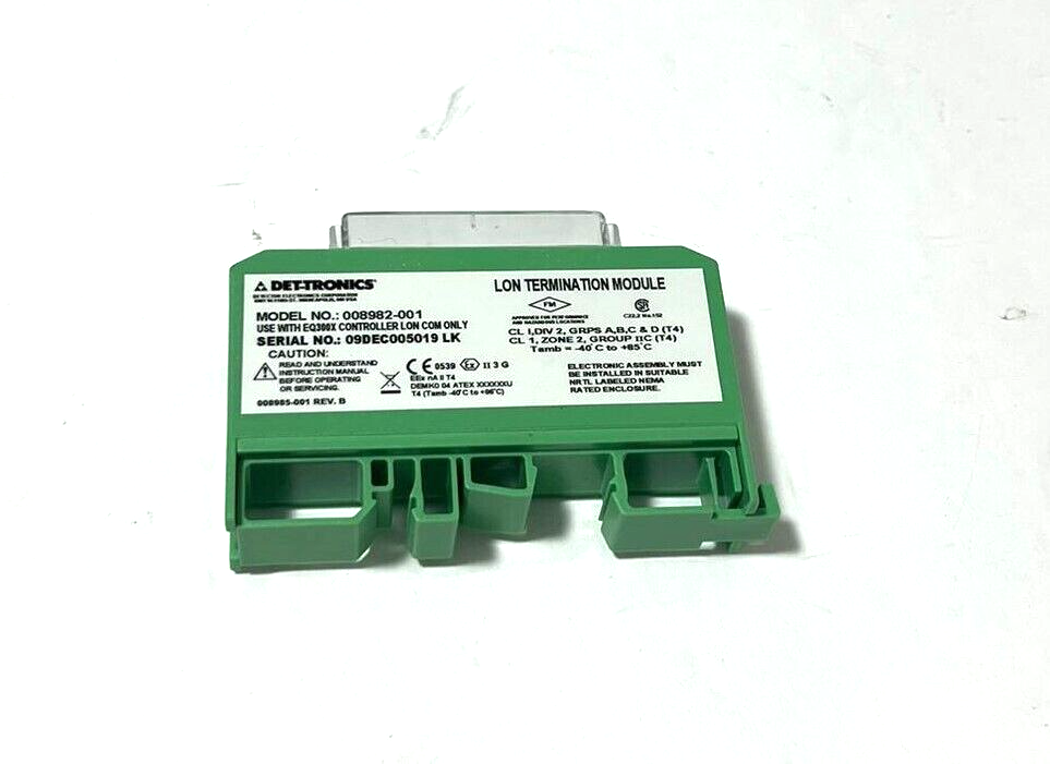 Det-Tronics LON Termination Module 008986-001 for EQ300X Controller LON COM