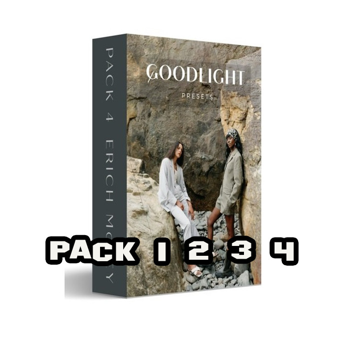 Goodlight lightroom PRESETS - PACK 1 + PACK 2 + PACK 3 + PACK 4 2021