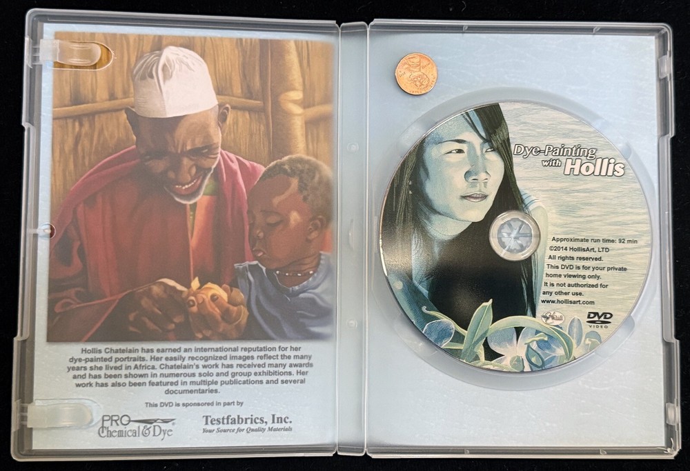 Learn To Dye-Paint with HOLLIS CHATELAIN - DVD