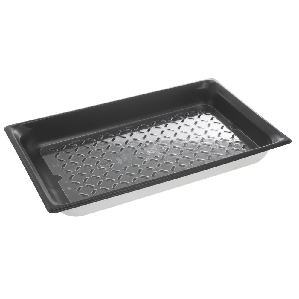 Super Pan III Full Size Low Temp Plastic False Bottom, Clear