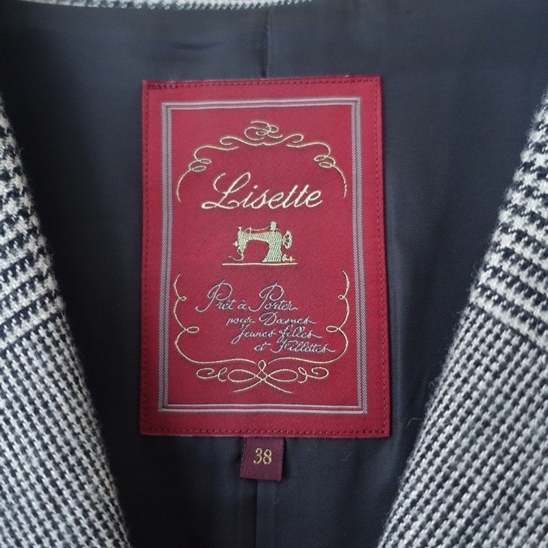 Lisette Two-Tone Front/Back Panel Chester Coat Size 38