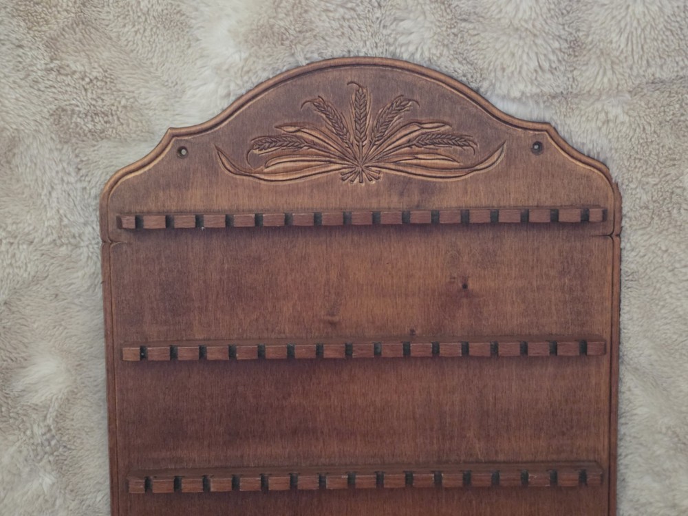 Vintage Spoon Collection Rack