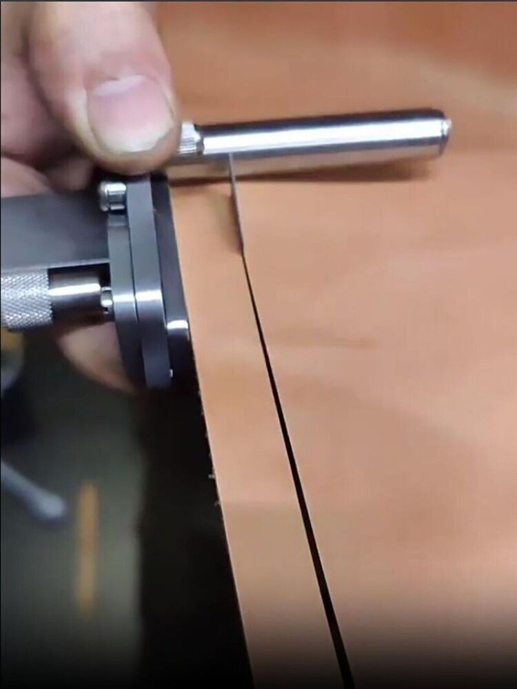 Manual Leather Strip Cutter Roller Type 10-60MM Adjustable Leathercraft Cutting