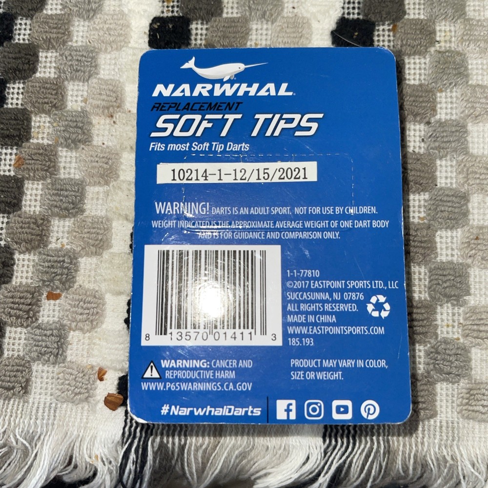 narwhal replacement soft tips x50 black