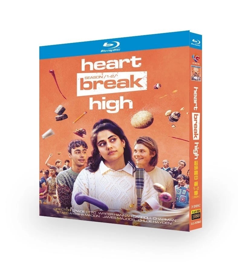 Heartbreak High 1-2:3-D 全新未拆封套装-
