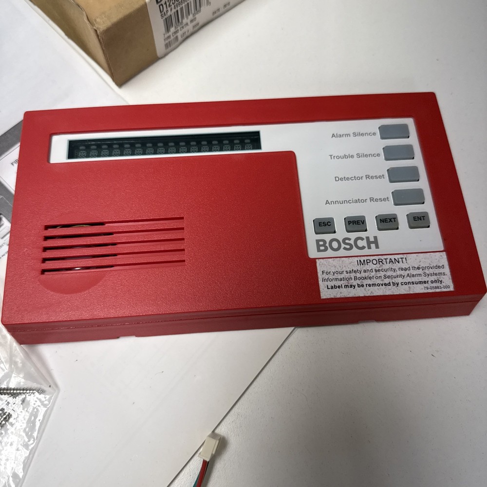Bosch Radionics D1256 Alpha Numeric Keypad Security Fire Alarm System NOS