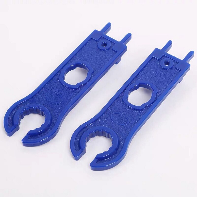 2PCS MC-4 Solar Connector Tool for Spanner Wrench PV Panel Wire Connect Blue
