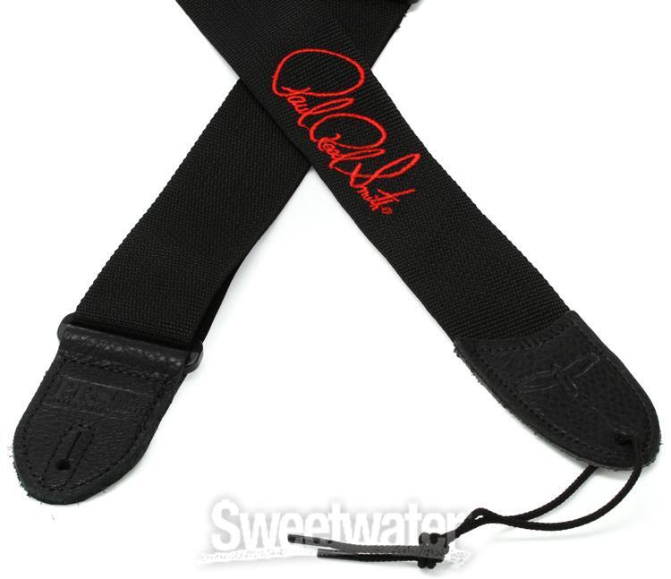 PRS Poly Strap Signature - Black/Red