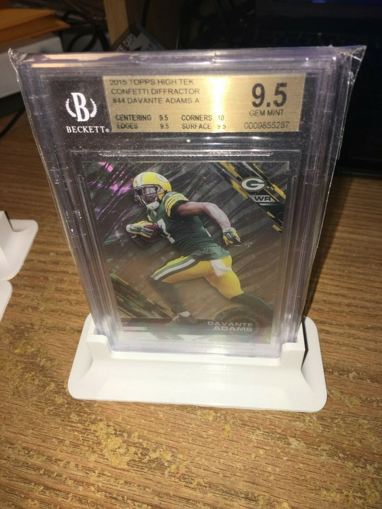 BGS BECKETT REGULAR THICKNESS Display Graded Card Stand Showcase WHITE