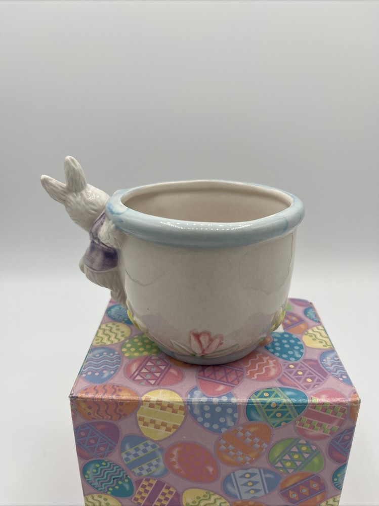 Ceramic Bunny Holder Free Ship