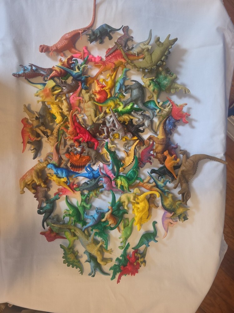 Toy Dinosaurs Lot Plastic