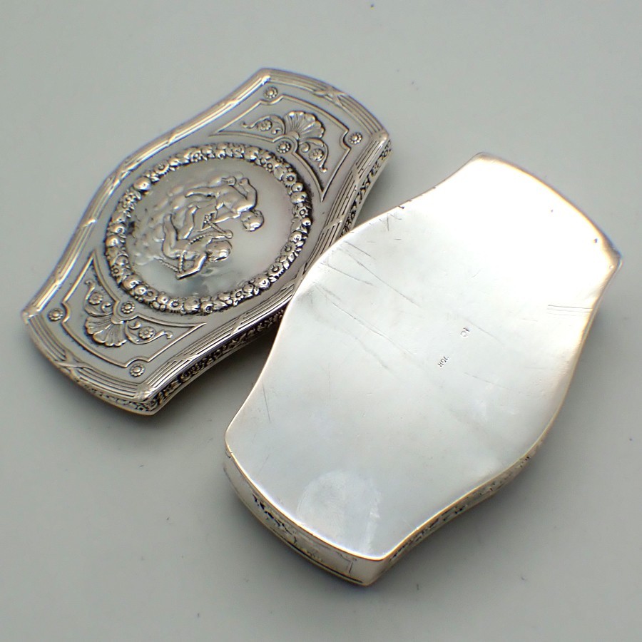 Ornate Box 800 Silver Austro Hungarian Import Mark