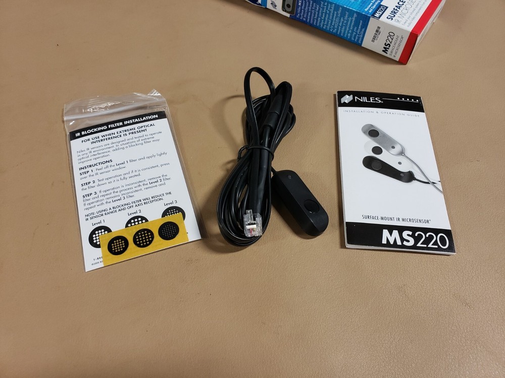 NILES MS220 SURFACE MOUNT IR MICRO SENSOR WITH RJ11 CONNECTOR