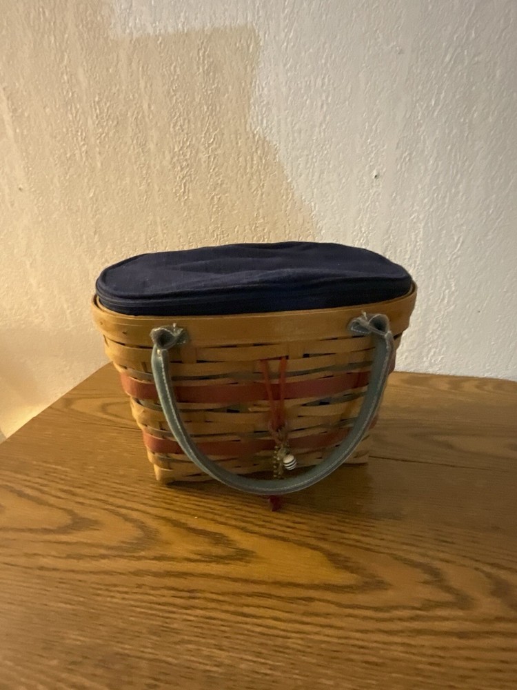 Longaberger "American Celebration" Medium Boardwalk Basket
