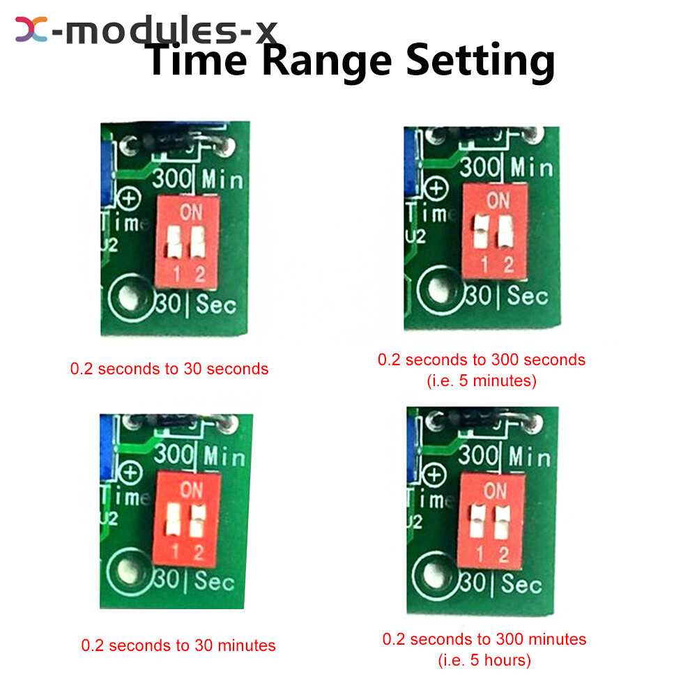 AC100-220V Adjustable Timer Control Relay Module Board For Delayed Fan Shutdown