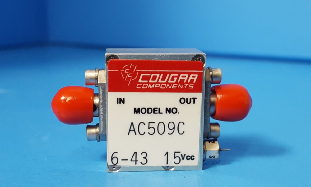 RF Amplifier, AC509C, COUGAR, 15VCC, 6-43