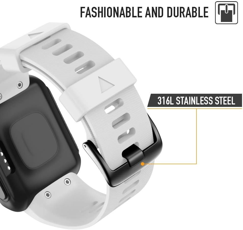 Comfortable Silicone Replacement Strap for Garmin Forerunner 35 - Unisex Design