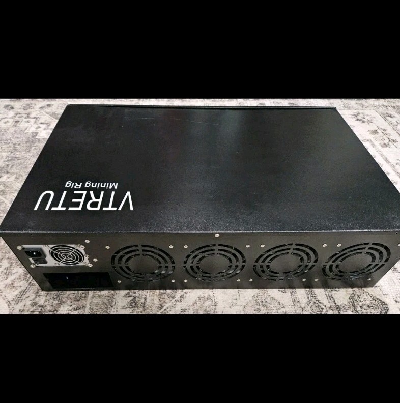 VTRETU 8 GPU Mining Rig Server Case for Crypto Miners