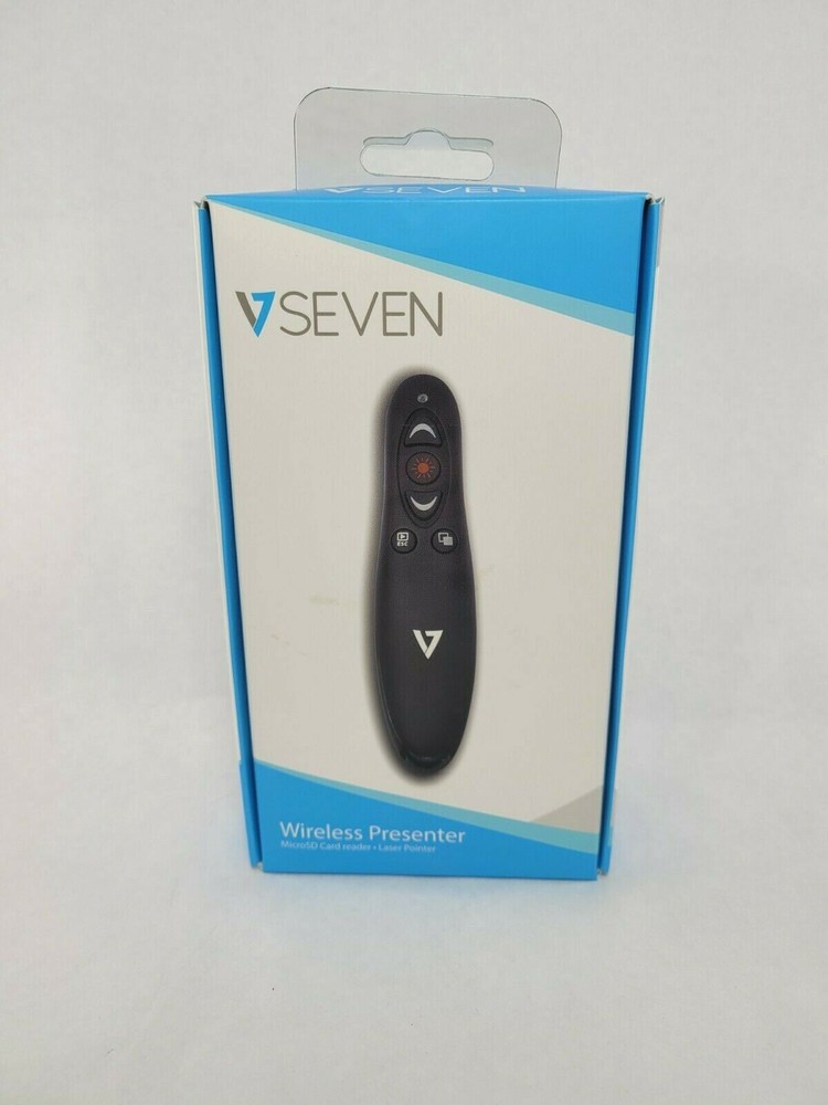 Seven Wireless Presenter Laser Pointer MicroSD Card Reader