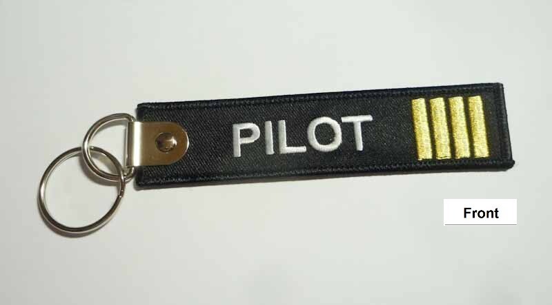 PILOT TAG KEYCHAIN 2020 Key Chain 5" Long REMOVE BEFORE FLIGHT Flight Crew