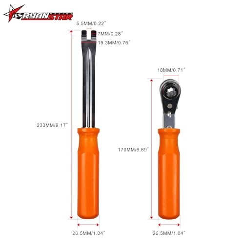 2-Piece Automatic Slack Adjuster Release Tool Set for Air Slack adjuster tools