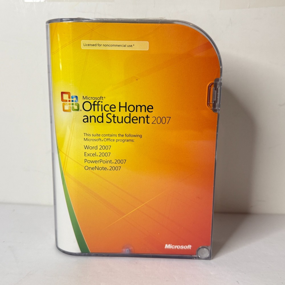 Microsoft Office Home and Student 2007 Complete w/ Product Key OPEN BOX