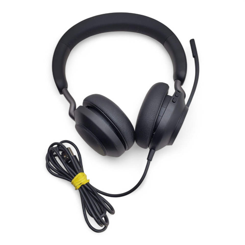 Jabra Evolve2 40 USB Wired Headset – Updated Firmware – Tested & Works