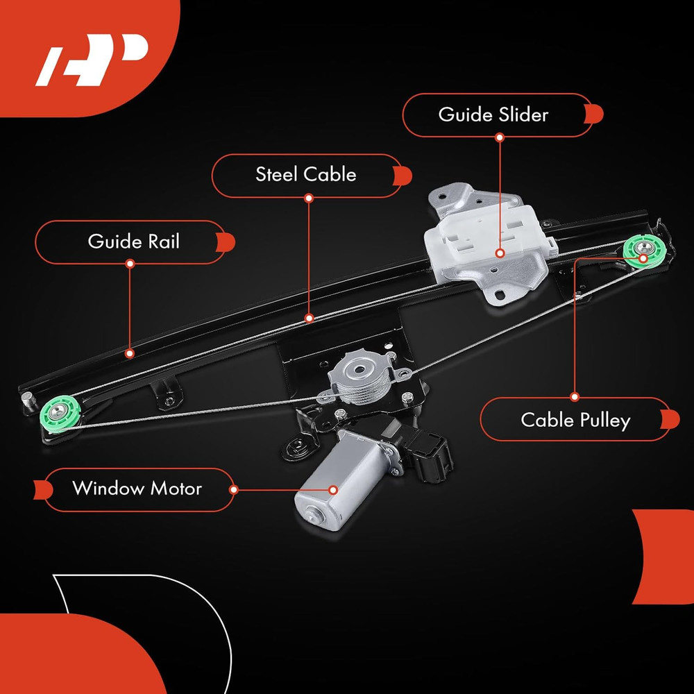 2013-19 Nissan Sentra Front Left Power Window Regulator–Compatible