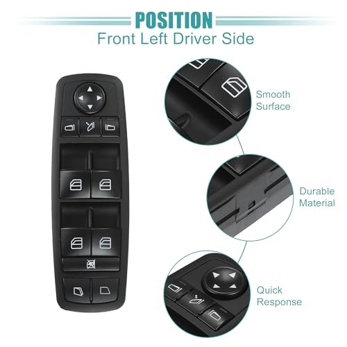 Front Left Driver Side Power Window Switch Window Control Switch Fit for