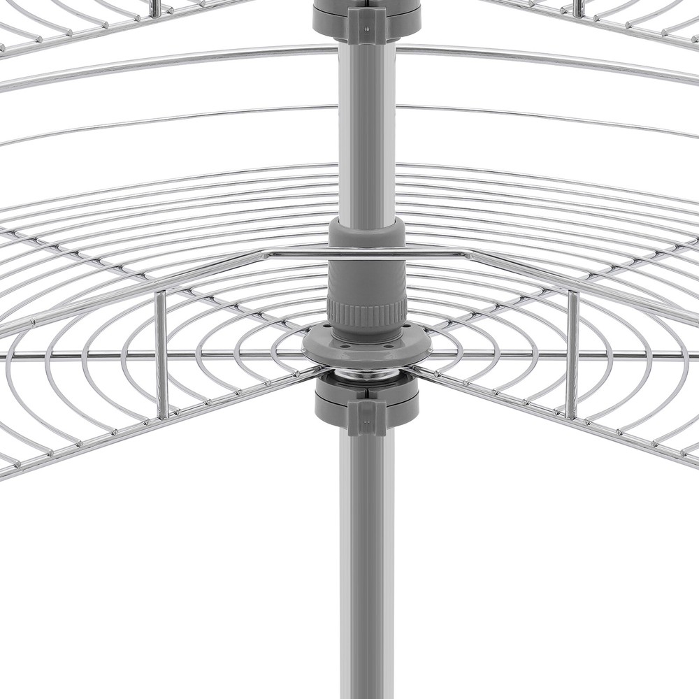 2-Tier Adjustable Corner Cabinet?Organizer Versatile Corner Cabinet Organizer