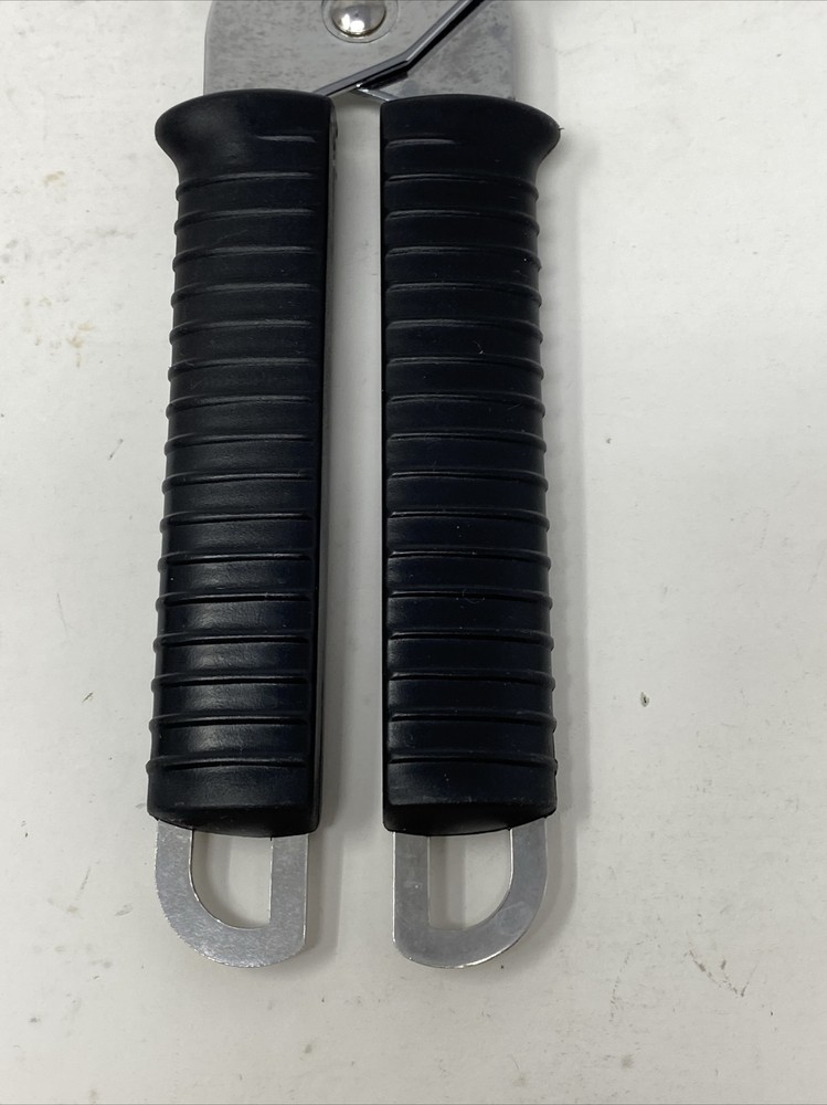 Jar Bottle Opener Stainless Universal Fit Black Handle