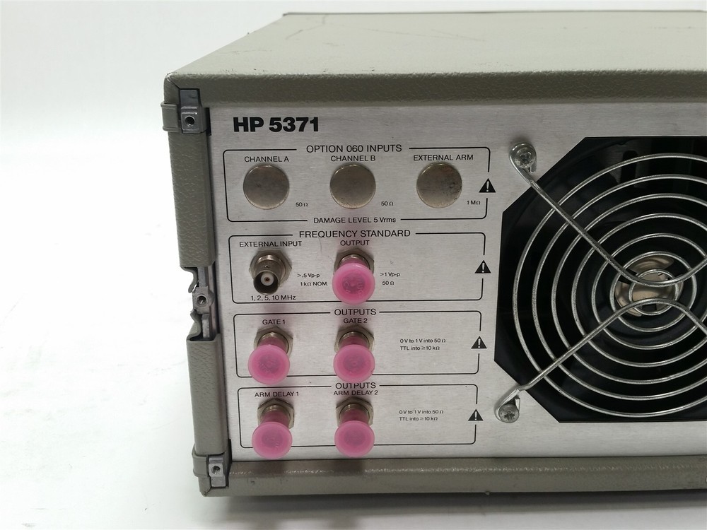 HP KEYSIGHT AGILENT 5371A 5371 FREQUENCY AND TIME INTERNAL ANALYZER 2*54002A