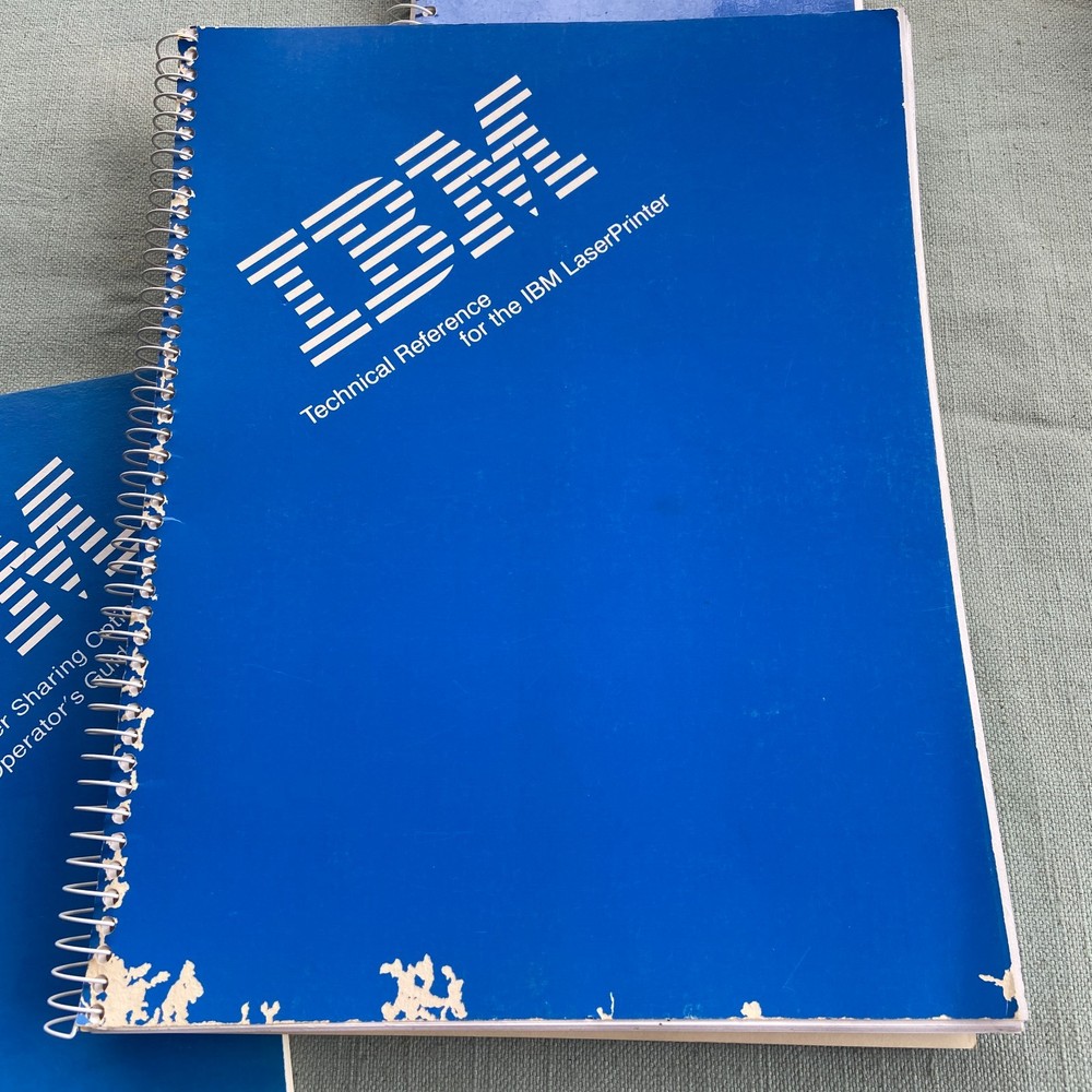 IBM Book Laser Printer Technical Reference 2380 2381 Users Guide Manual 1st Ed.