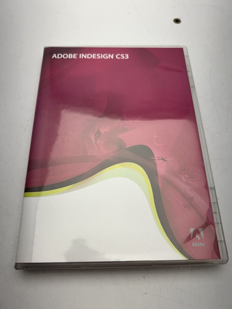 Adobe Indesign CS3 Windows Installation Media ONLY