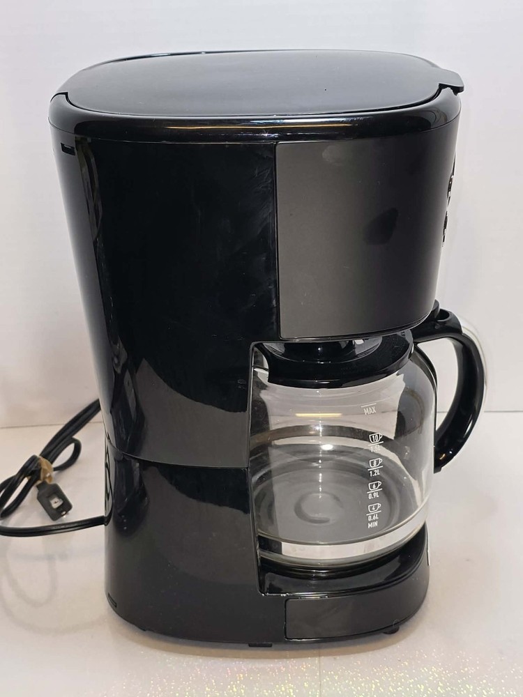 Haden Programmable 10 Cup Coffee Maker Black Glass Carafe EUC ☕✨